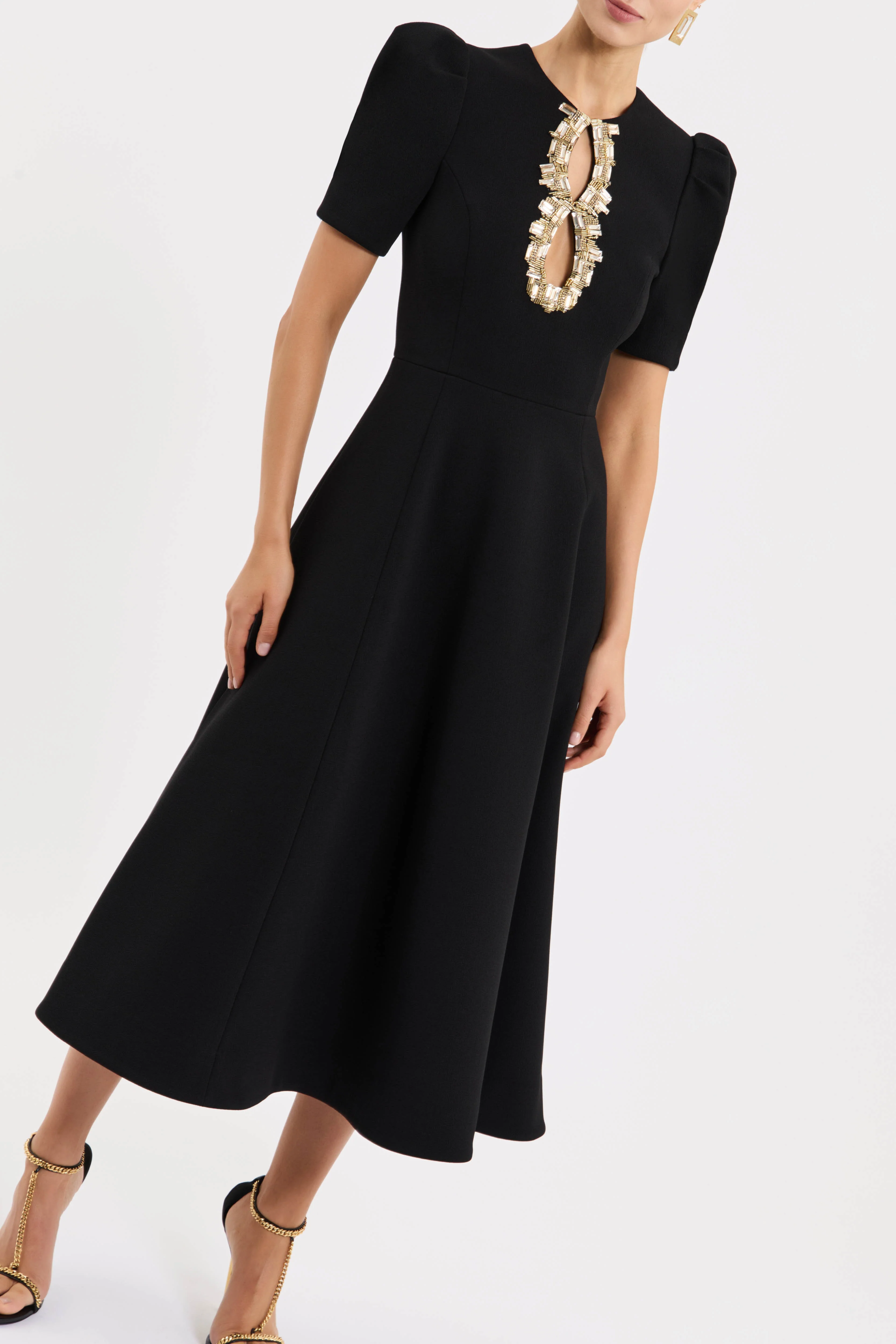 Alexandrite Short Sleeve Midi Dress - Image 5