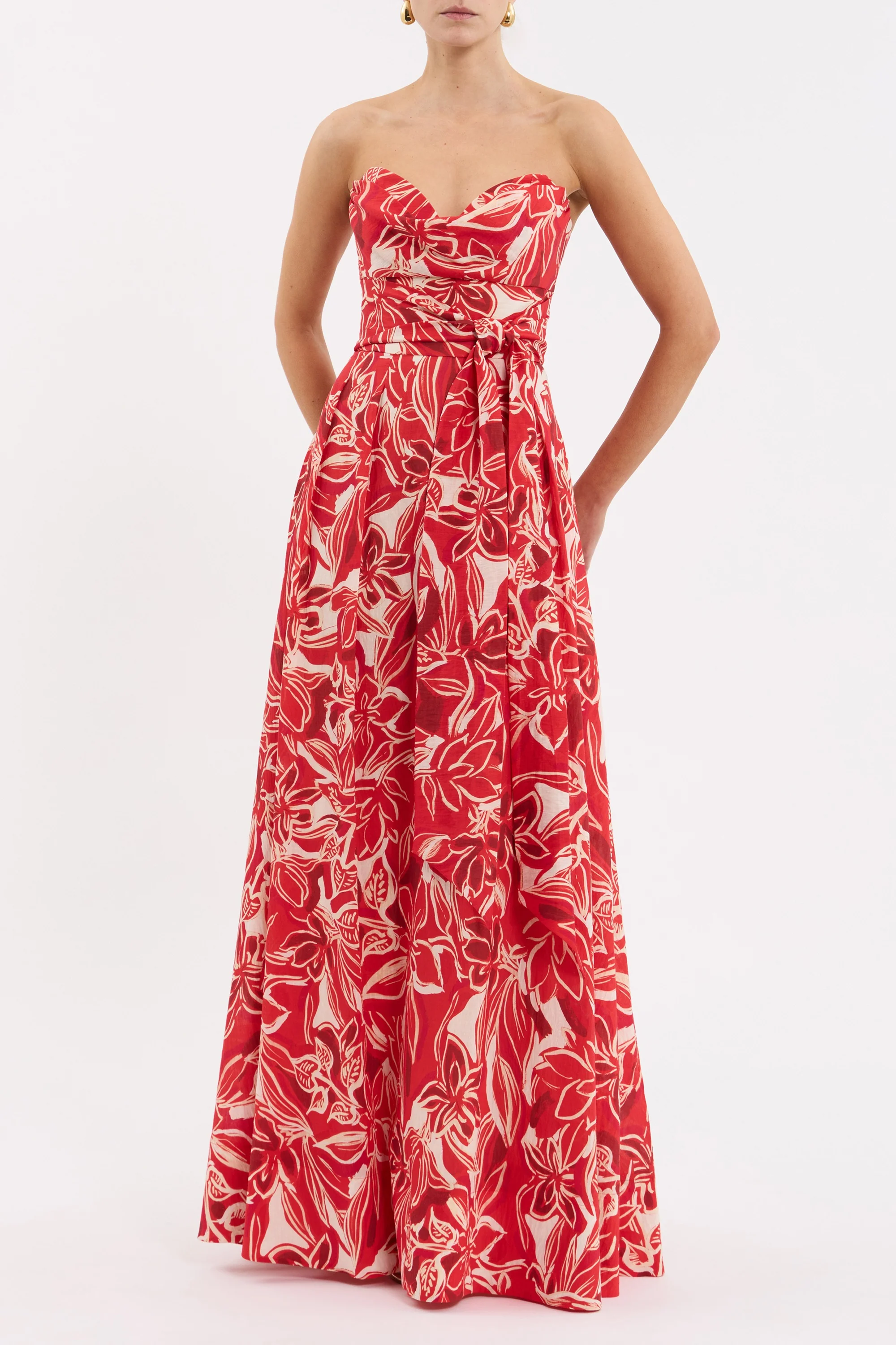 Alloure Strapless Maxi Dress - Image 2