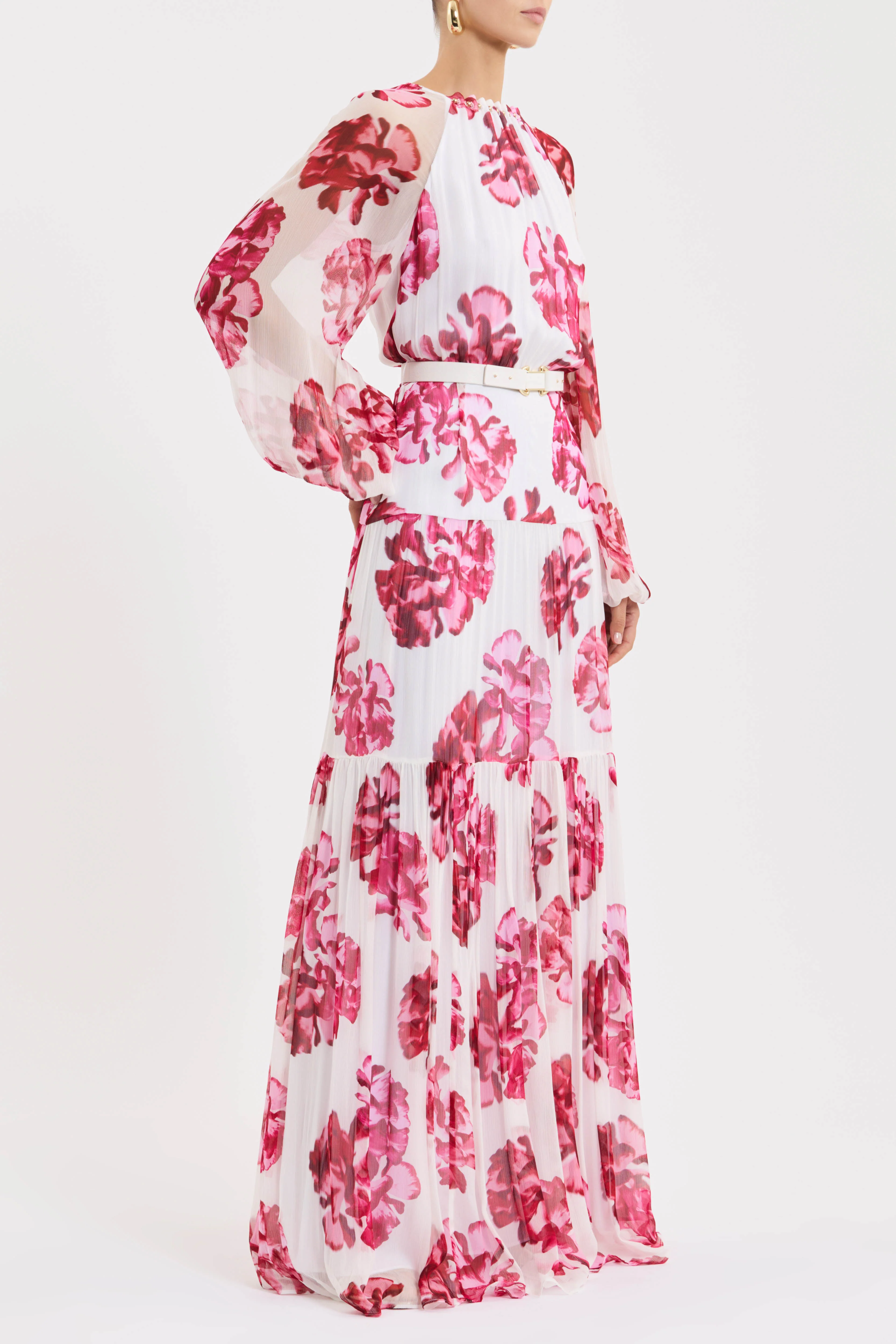 Damask Rose Maxi Dress - Image 3
