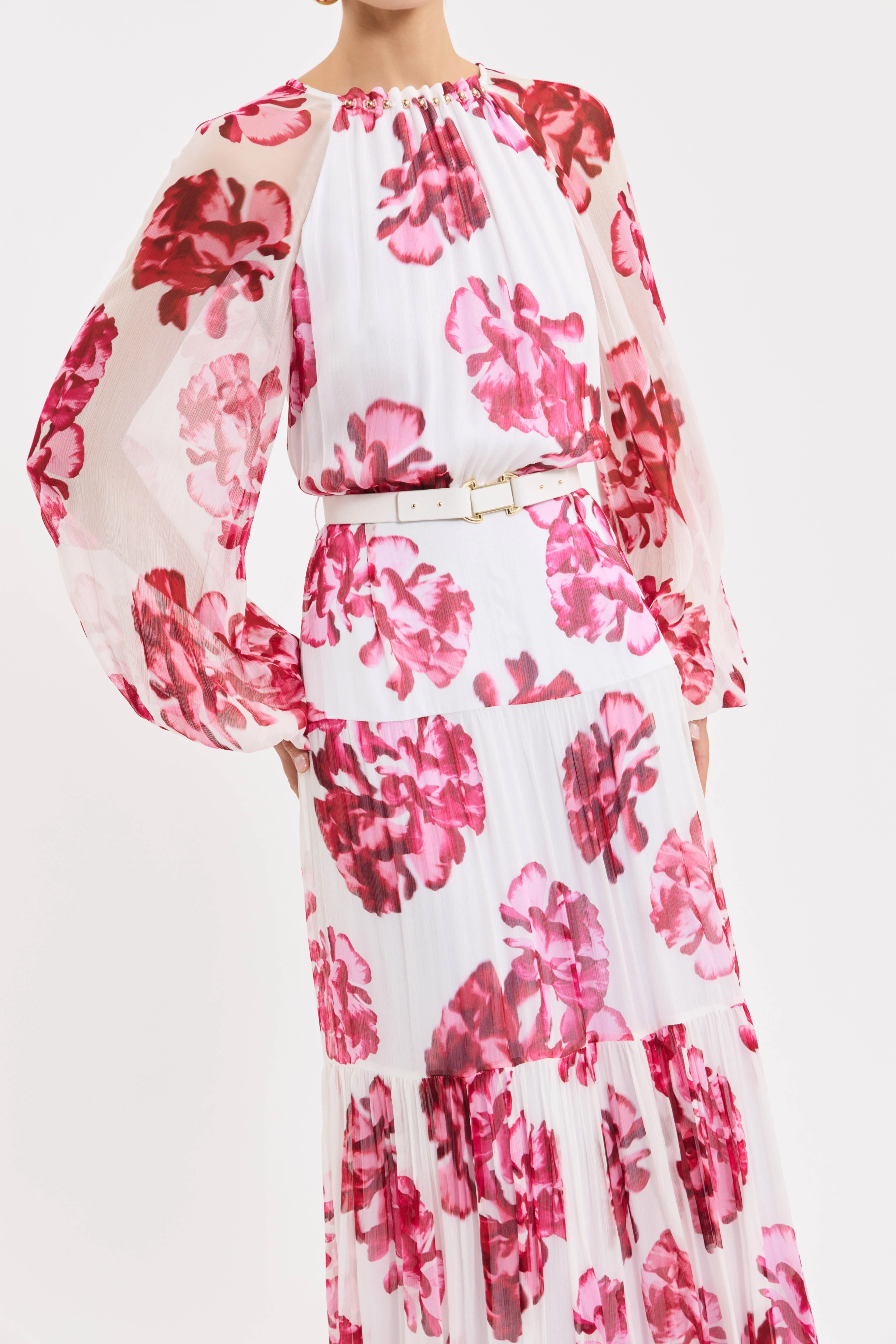 Damask Rose Maxi Dress - Image 5