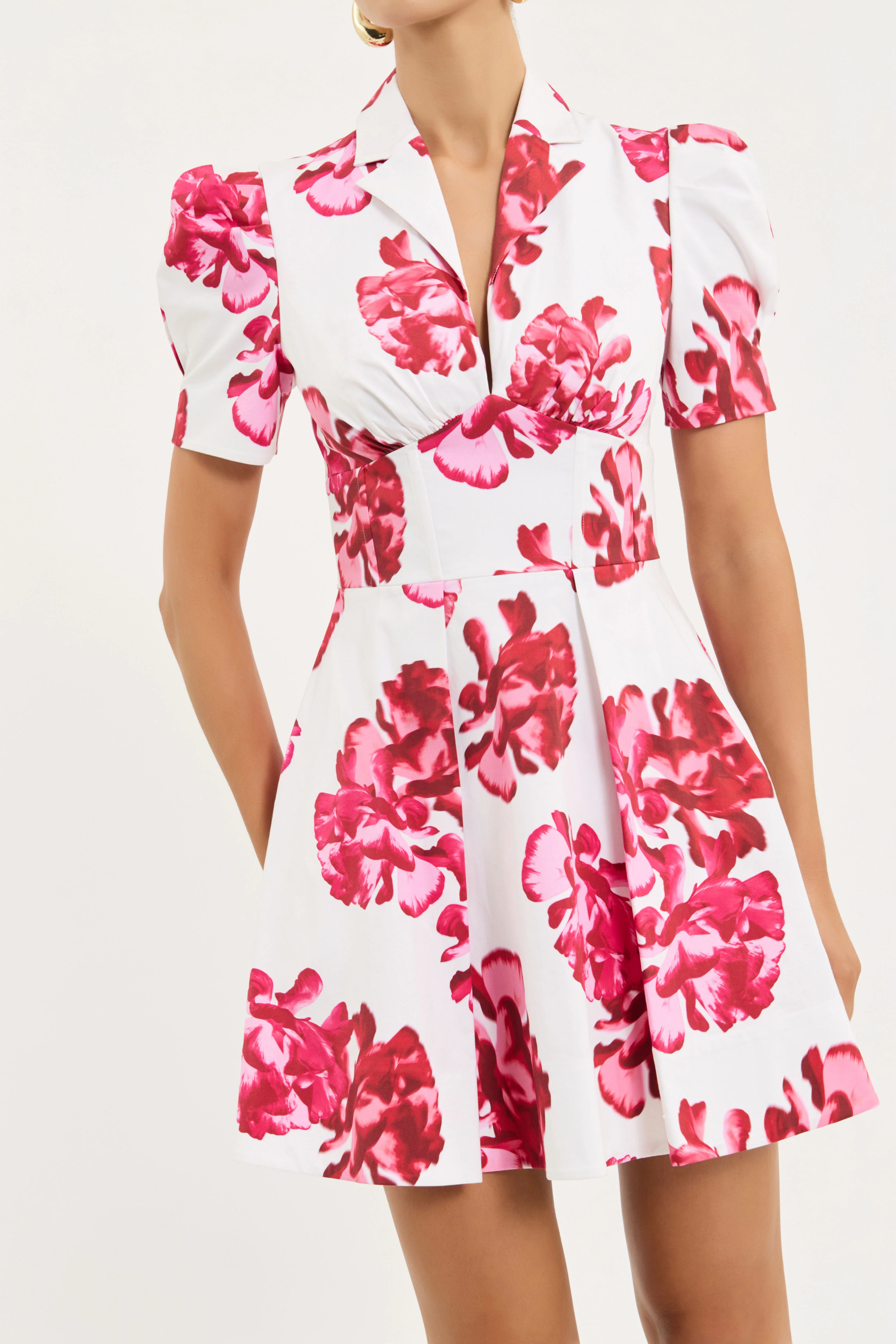 Damask Rose Mini Dress - Image 5