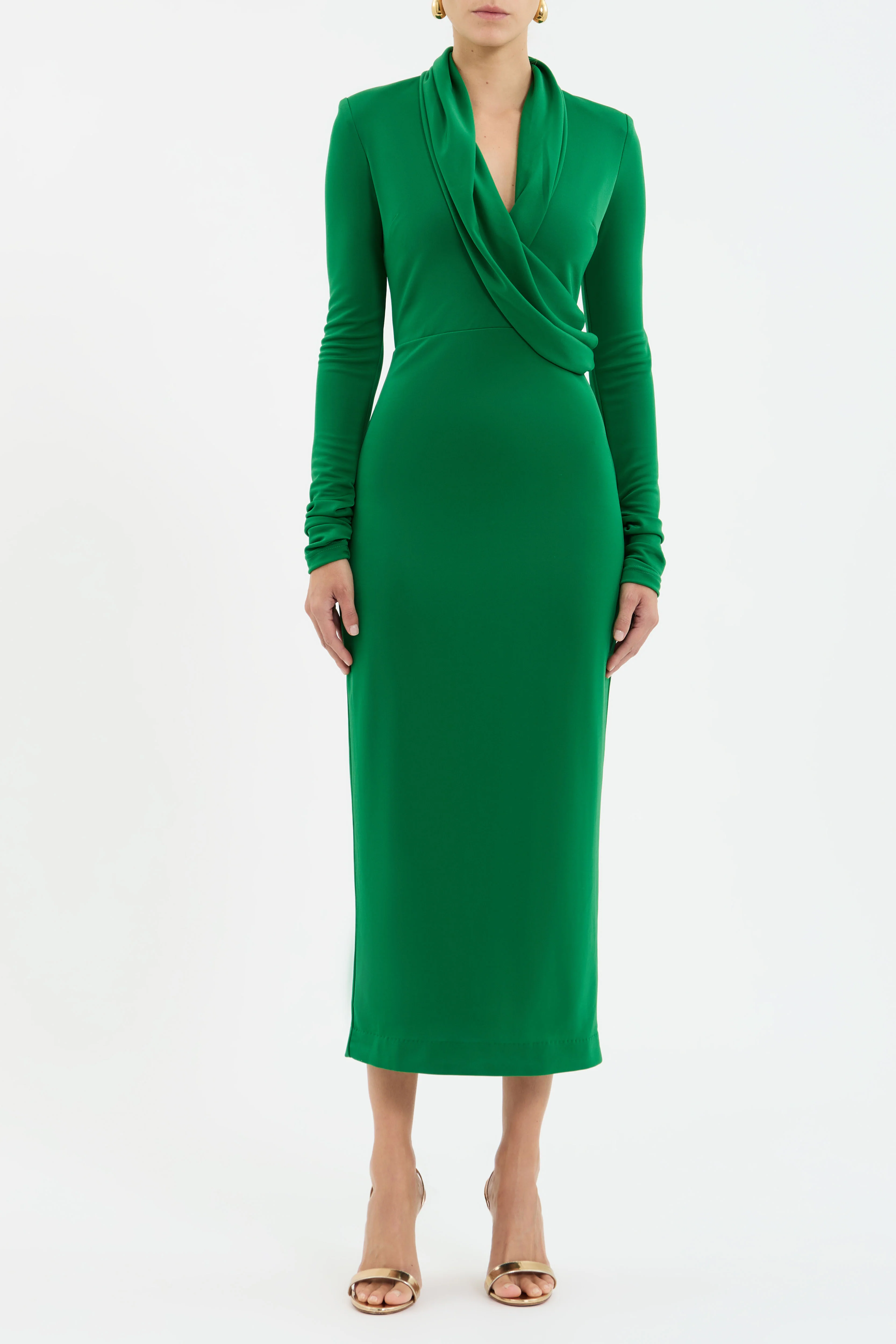 Erin Long Sleeve Midi Dress - Image 2